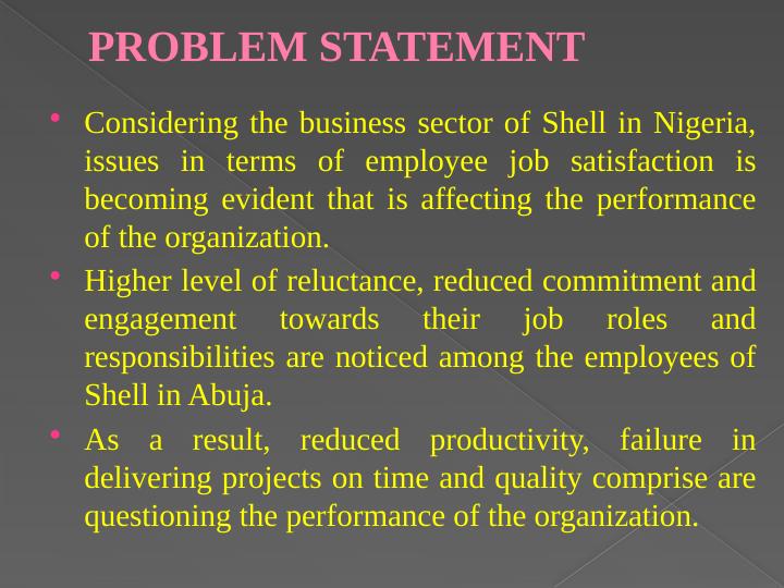 Impact of Job Satisfaction on Organizational Performance: A Case Study of Shell Abuja_4