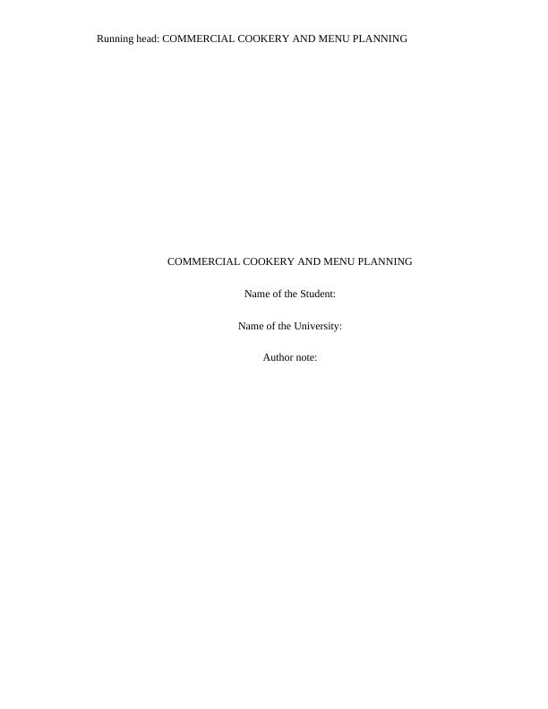 Commercial Cookery and Menu Planning_1