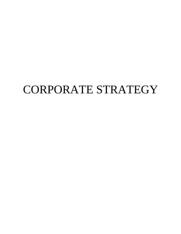 Corporate Strategy Assignment- TESCO_1