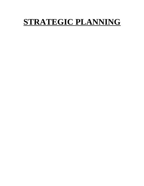 Strategic Planning Assignment - (Doc)_1