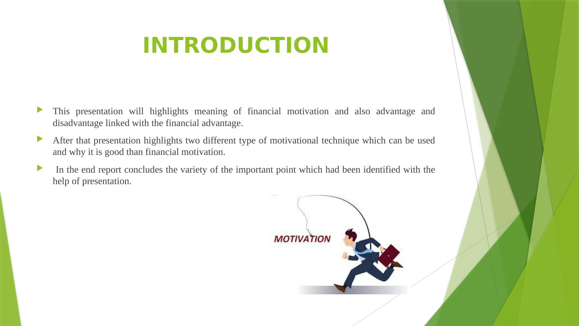 Financial Motivation And Other Methods Of Motivation