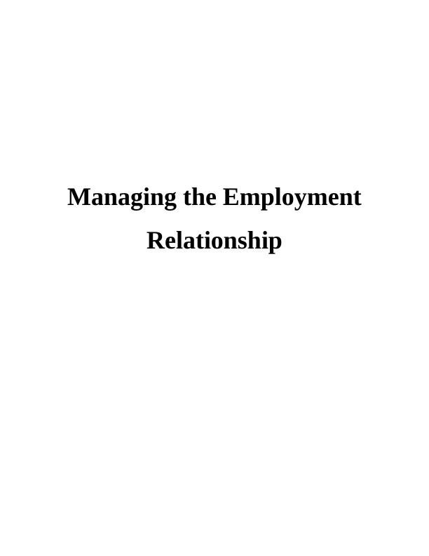 (PDF) The Employment Relationship_1