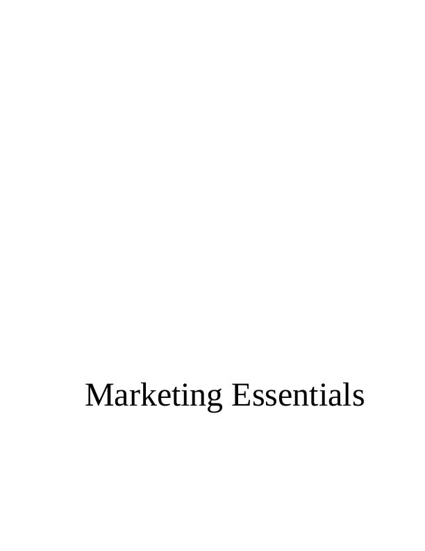 Marketing Essentials: Roles and Responsibilities of Marketing Functions_1