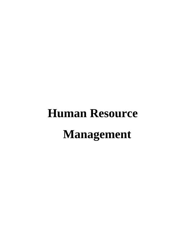 Human Resource Management Functions - Tesco_1
