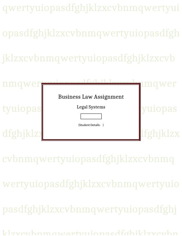 (Solved) Business Law in UK Assignment_1