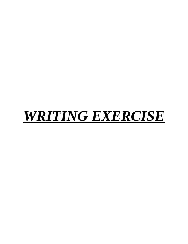 writing-exercise