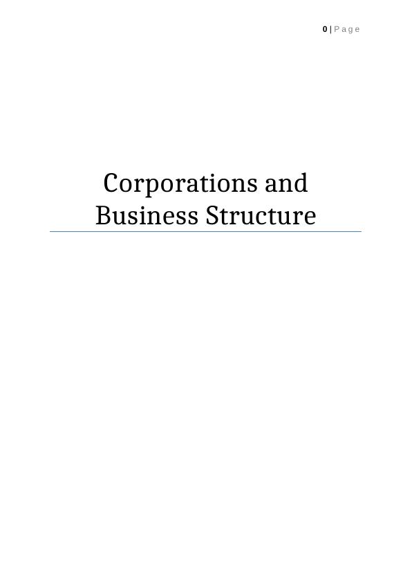 Corporations and Business Structure PDF_1