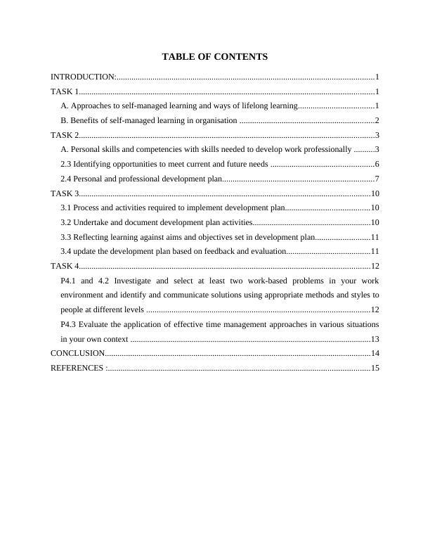 Assignment on Personal and Professional Development (Doc)_2
