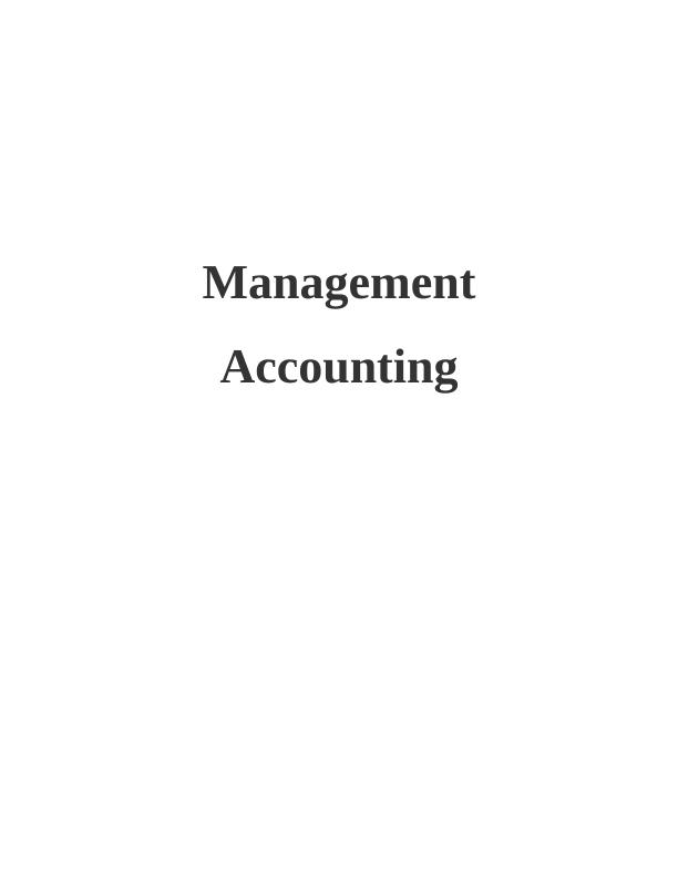 Management Accounting: Inventory Management and Transfer Pricing Methods_1