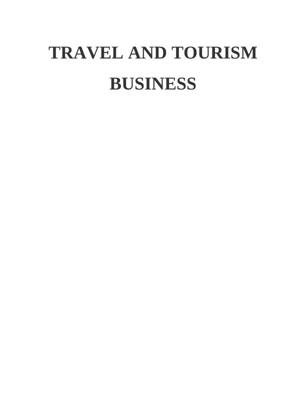 Revenue Management in Tourism and Tourism Business_1