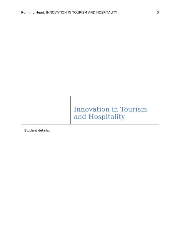 Innovation in Tourism and Hospitality Executive Summary 2022_1