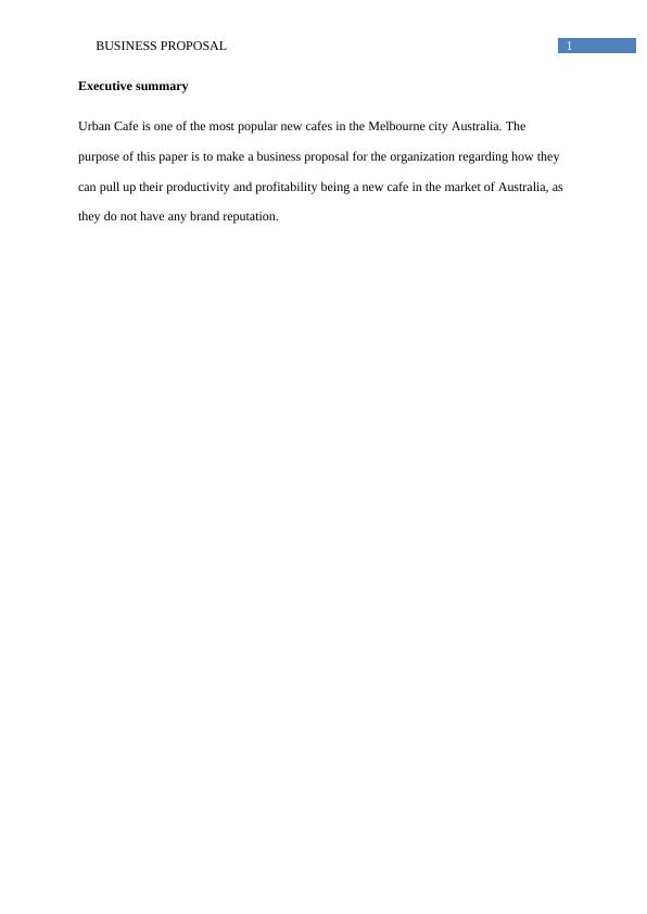 Paper On Business Proposal for Organization_2