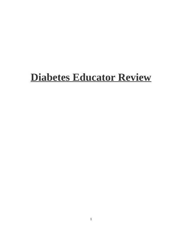 Diabetes Educator Review_1