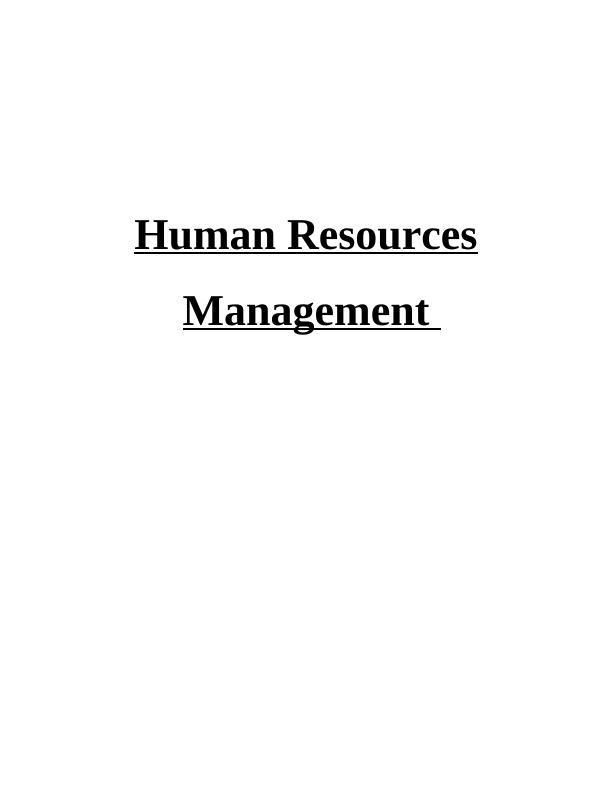 Human Resources Management Assignment(pdf)_1