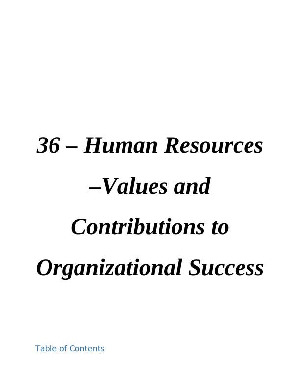 Human Resources: Organizational Design and HR Strategies_1
