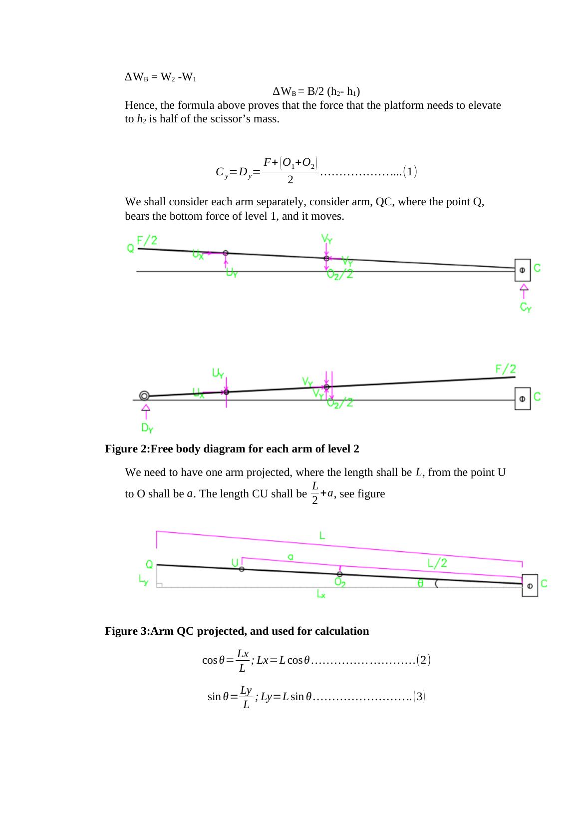 Calculation of Arms Scissor Lift and Top Platform Design Desklib