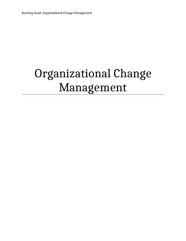 Organizational Change Management_1
