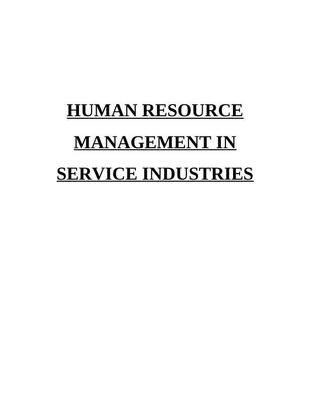 Report On Hilton Hotel - Significance Of HR Activities_1
