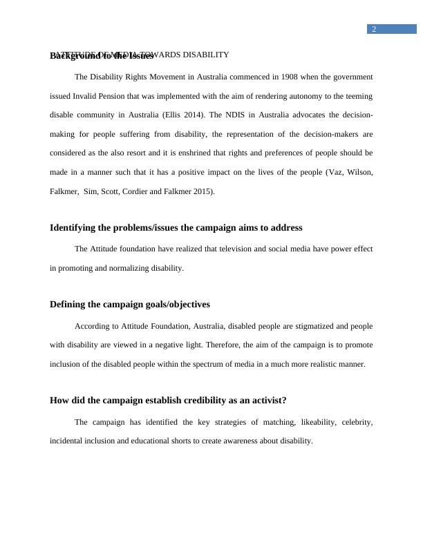 A campaign on assessing the changing attitude of the disabled people in the media_3