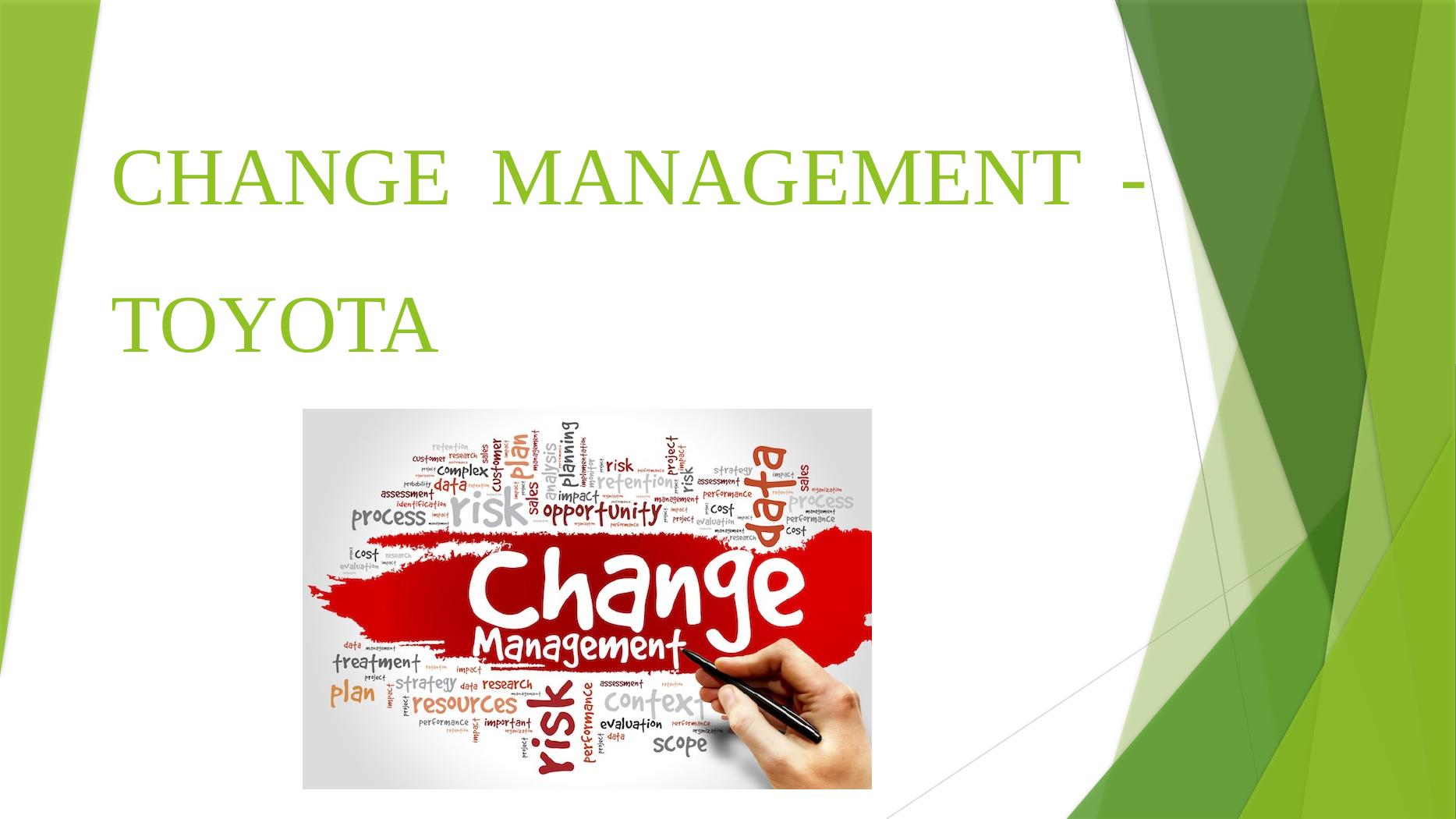 leading change assignment