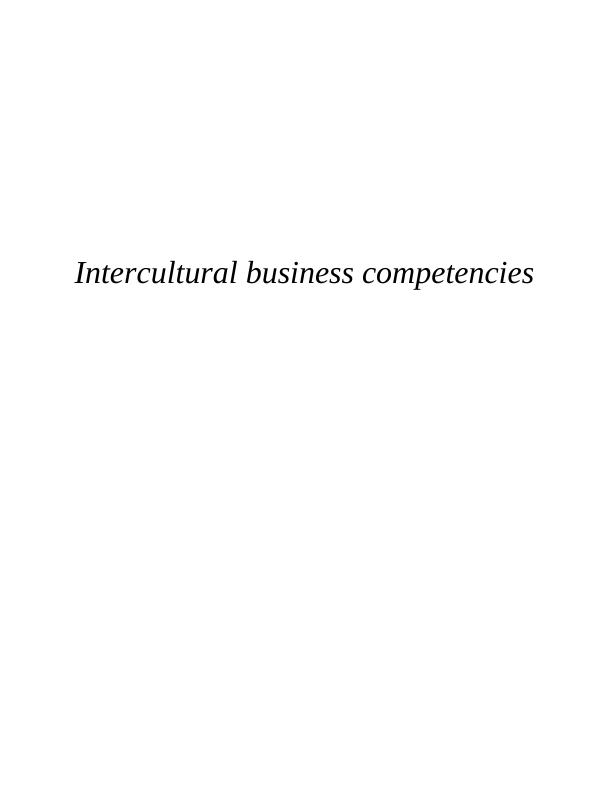 (Doc) Development of Intercultural Management Competencies_1