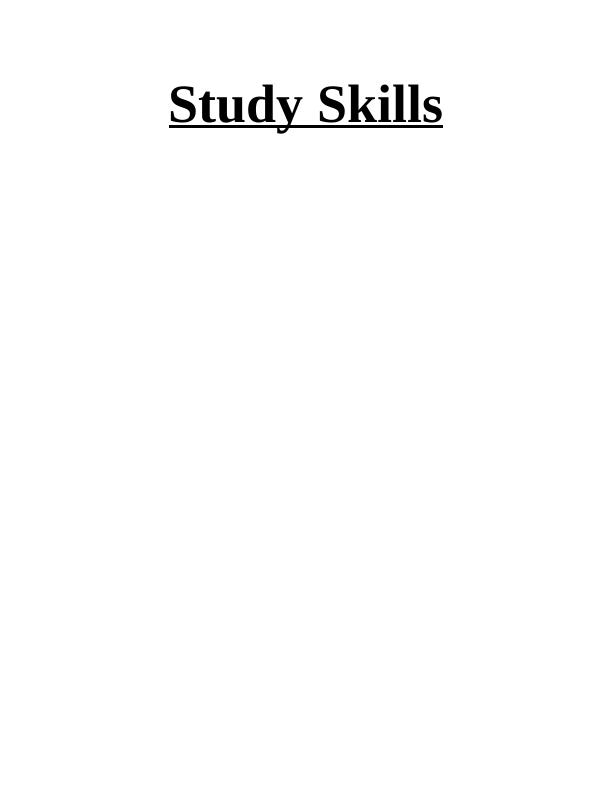 Study Skills: Importance, Learning Styles, Brain Capabilities, and Mind Mapping_1
