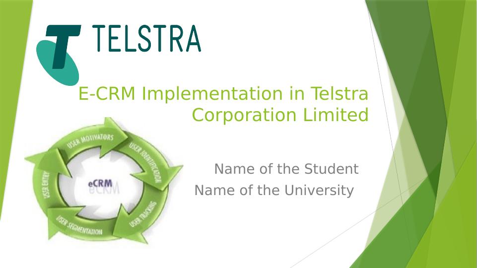 E-CRM Implementation in Telstra Corporation Limited_1