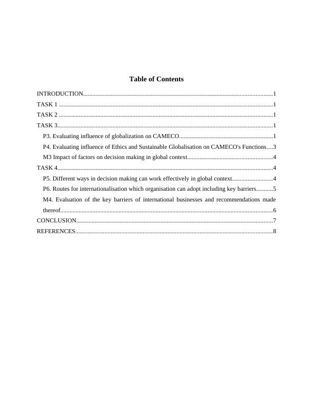(PDF)Global Business Environment : Assignment_2