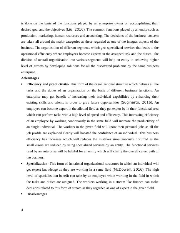 Project Report on Organizational Structure