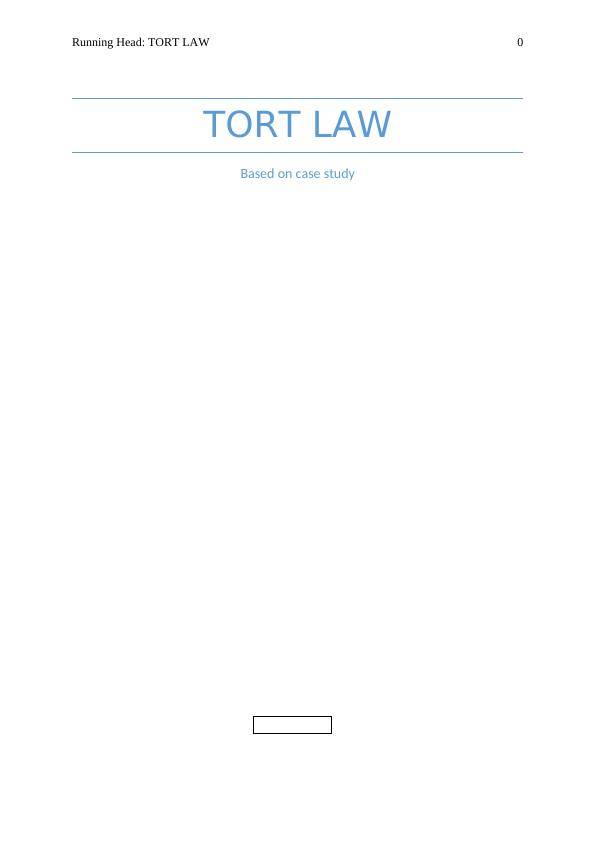 Sample Paper on Tort Law (pdf)_1