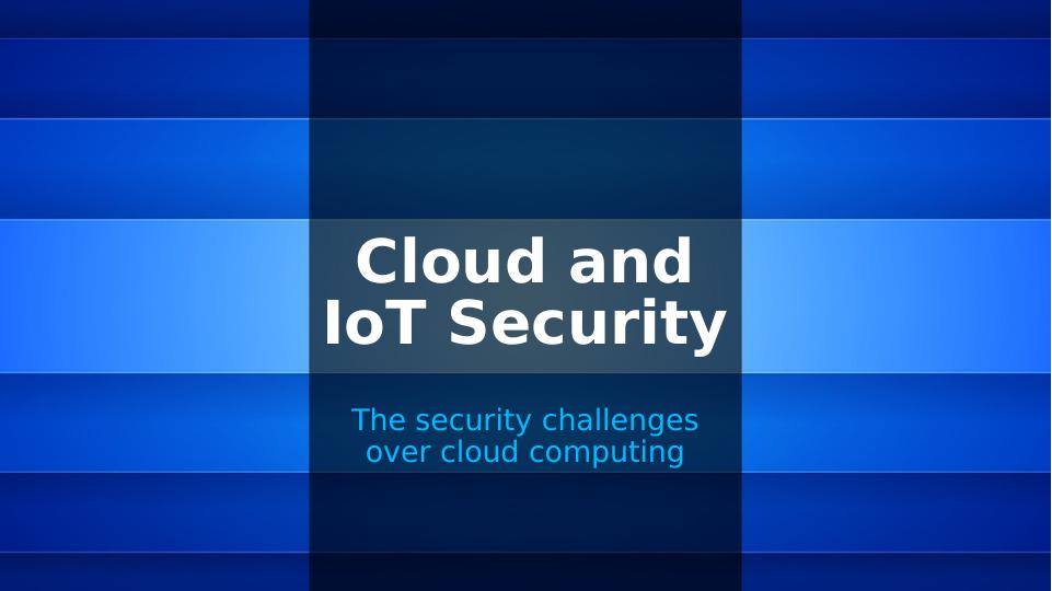 Cloud and IoT Security | PPT_1