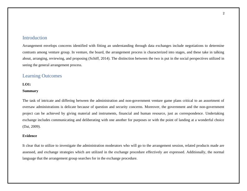 Consolidated Portfolio Statement