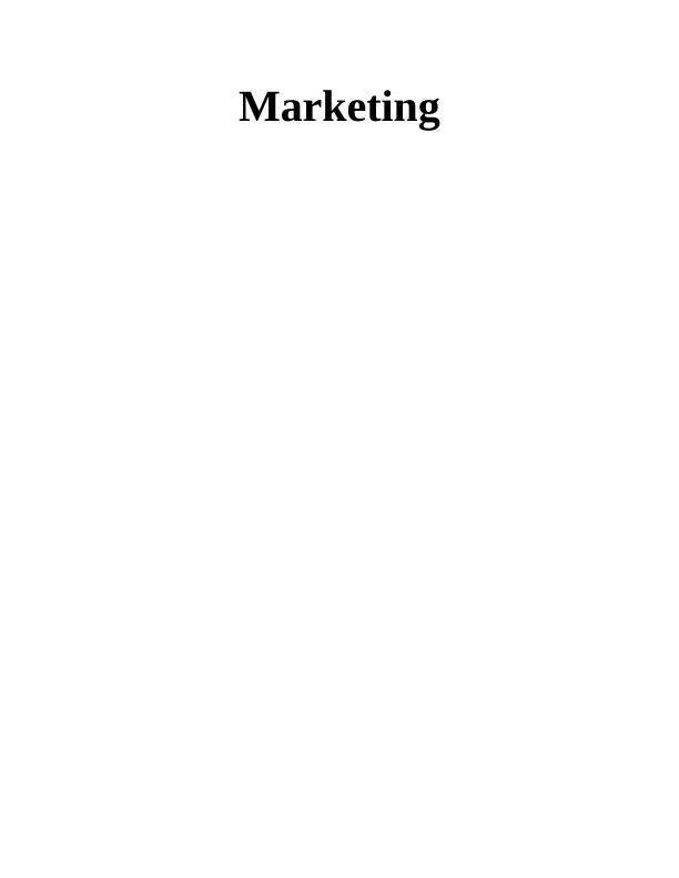 Assignment on Marketing - PDF_1