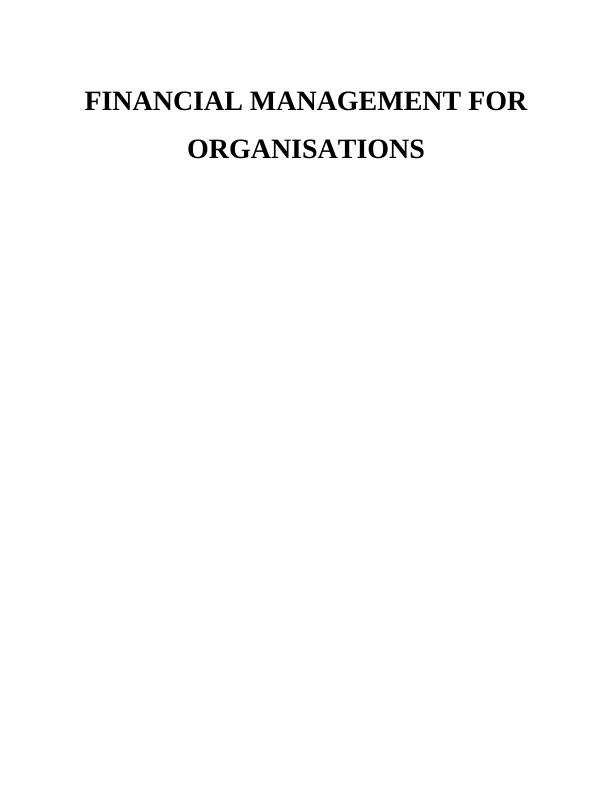 Financial Management Assignment | Cost of Capital_1