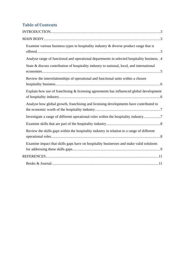 Contemporary Hospitality Industry: Business Types, Functional and Operational Departments, and Global Development_2