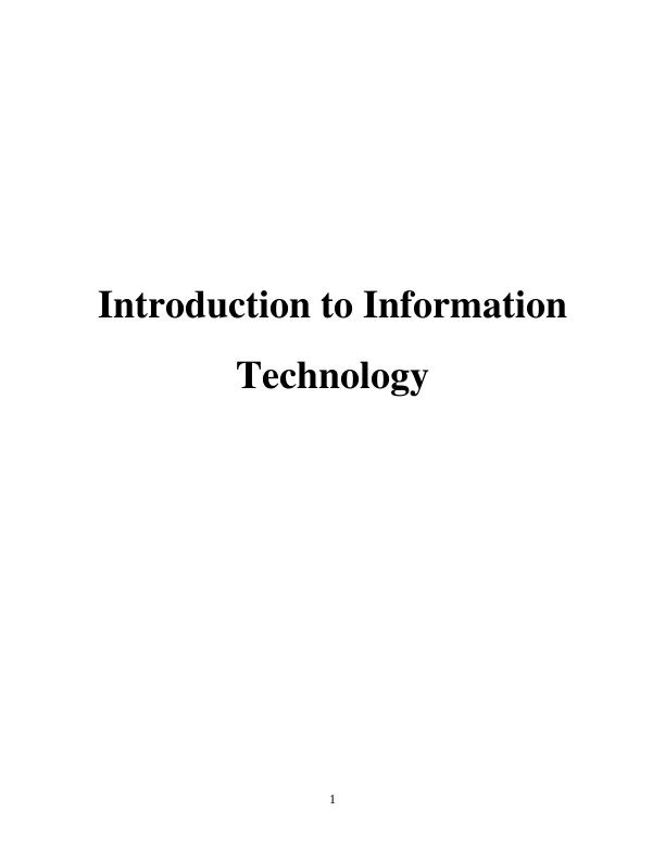 Importance of Information Technology in Business Success and Failure_1