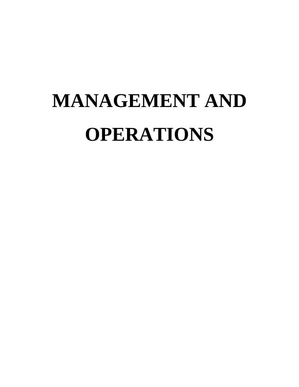 Management and operations Assignment Sample (doc)_1
