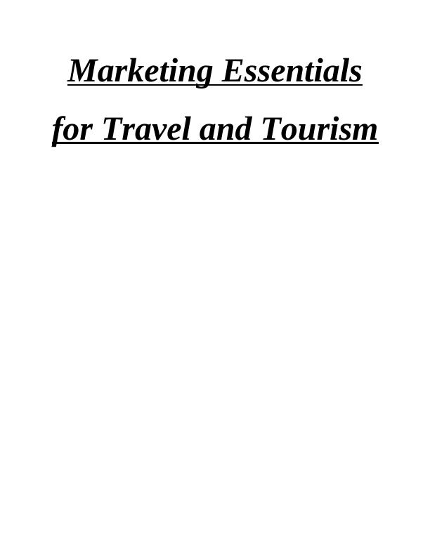 Roles and Responsibilities of Marketing Functions in Travel and Tourism_1