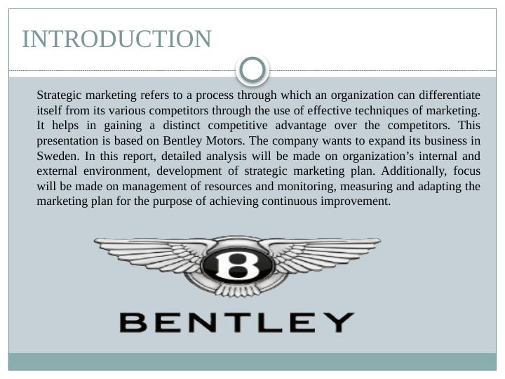 Strategic Marketing for Bentley Motors in Sweden_3