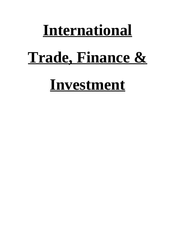 International Trade, Finance & Investment_1