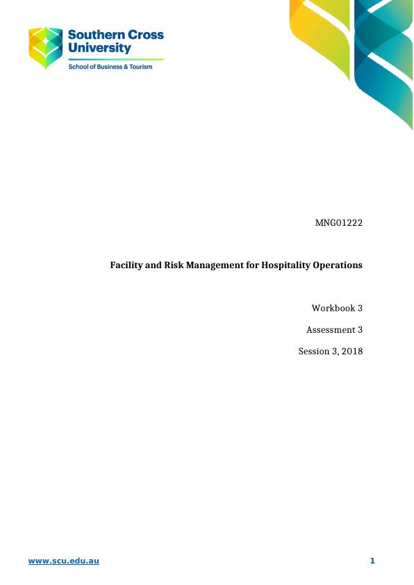 Facility and Risk Management for Hospitality Operations_1