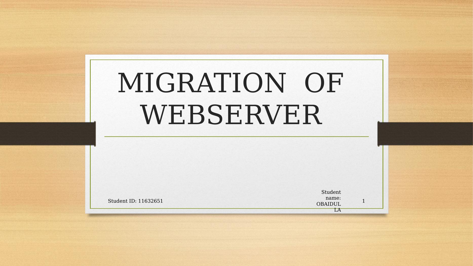 Migration of Webserver_1