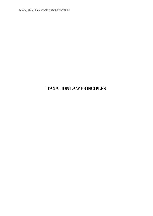 Australian Regulatory Taxation System | Assignment_1