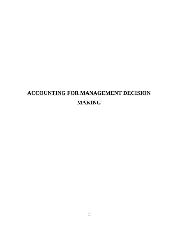 Accounting for Managerial decision making PDF_1