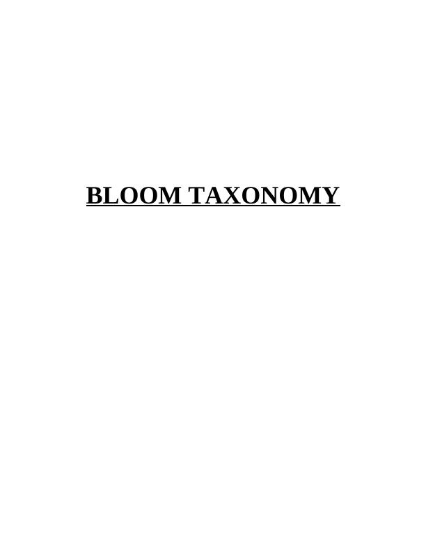 Revised Bloom's Taxonomy: Dimensions of Knowledge_1