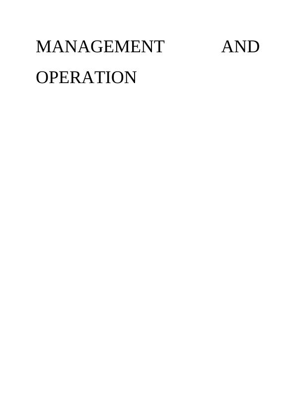 Key Approaches to Operations Management_1