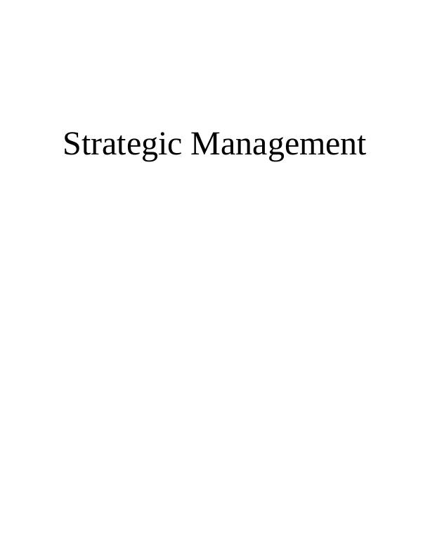 Strategic Management of Amazon: Business Case, SWOT Analysis, and Innovation_1