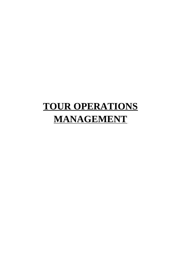 Tour Operations Management_1