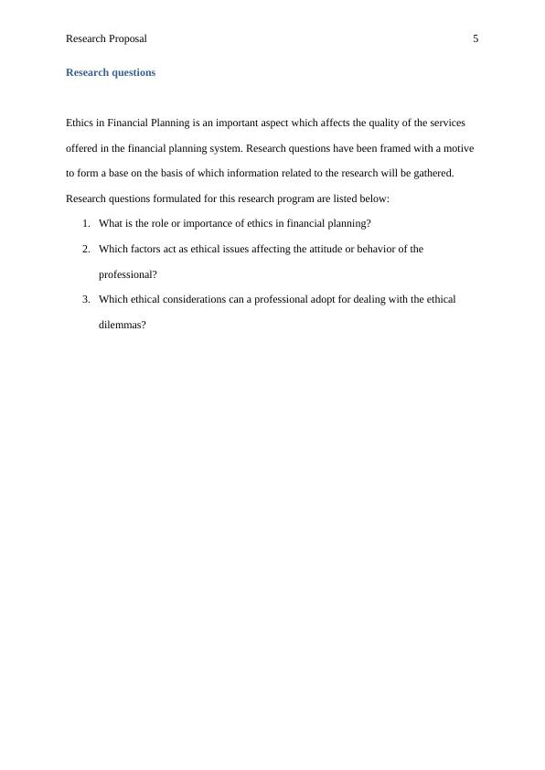 Research Proposal on Ethics in Financial Planning_6