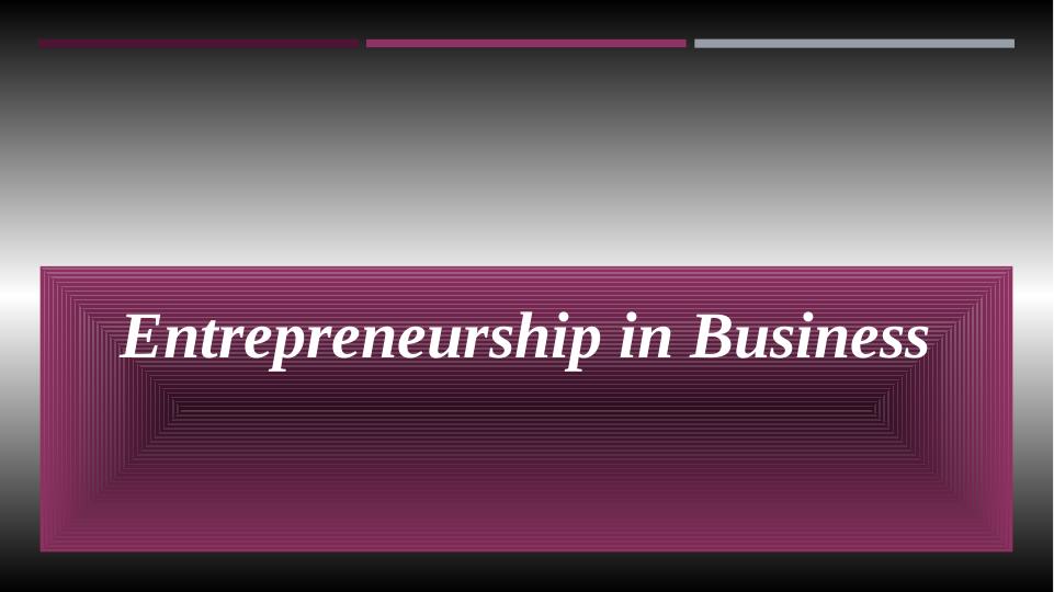 Entrepreneurship in Business_1
